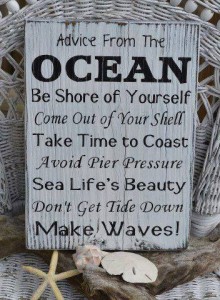 advise from ocean