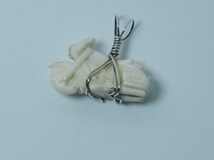 095-38,mammoth,ivory,motorcycle,handcrafted,CT,jewelry